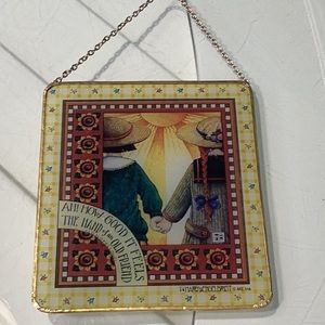 Mary Engelbreit  Sun Catcher. Ah! how Good It Feels The Hand of an Old Friend.